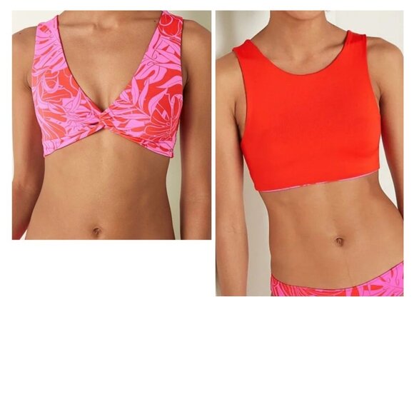 Victoria's Secret Pink Active‎ Women's 4 Way Reversible 2 Pcs Mini Bikini Size M - Picture 2 of 9